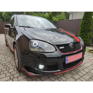 DPT V-2 voorlip (voor GTI, hoogglans zwart) foto 4