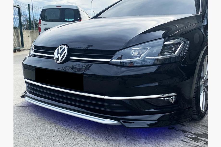 Volkswagen Golf 7/E-Golf 2012–2020 Frontlip DPT V-1 (voor OEM bumper, 2017-2019, spuitklaar) Foto 1