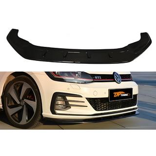 Front lip splitter DPT V-1 (voor GTI, 2017-2019, hoogglans zwart) Volkswagen Golf 7/E-Golf 2012–2020 foto 1