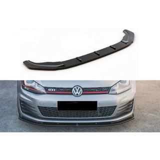 DPT V-1 front lip / voorsplitter (voor GTI, 2012-2017, glanzend zwart) Volkswagen Golf 7/E-Golf 2012–2020 foto 1