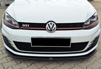 Volkswagen Golf 7/E-Golf 2012–2020 Front lip spoiler DPT V-2 (voor GTI, 2012-2017, hoogglans zwart) foto 3