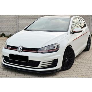 Front lip spoiler DPT V-2 (voor GTI, 2012-2017, hoogglans zwart) Volkswagen Golf 7/E-Golf 2012–2020 foto 2