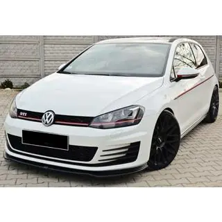 Front lip spoiler DPT V-2 (voor GTI, 2012-2017, hoogglans zwart) foto 2