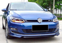 Volkswagen Golf 7/E-Golf 2012–2020 Voorbumper lipspoiler DPT V-1 (voor originele bumper, 2012-2017, voor spuiten) foto 1