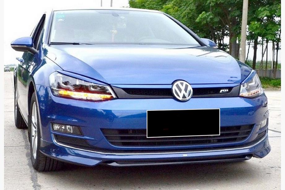 Volkswagen Golf 7/E-Golf 2012–2020 Voorbumper lipspoiler DPT V-1 (voor originele bumper, 2012-2017, voor spuiten) Image