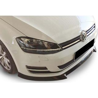 Front lip spoiler DPT V-4 (voor originele bumper, 2012-2017, hoogglans zwart) Volkswagen Golf 7/E-Golf 2012–2020 foto 1