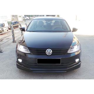 Voorbumper lip spoiler DPT V-1 (2014-2018, overschilderbaar) Volkswagen Jetta 2011–2018 foto 3