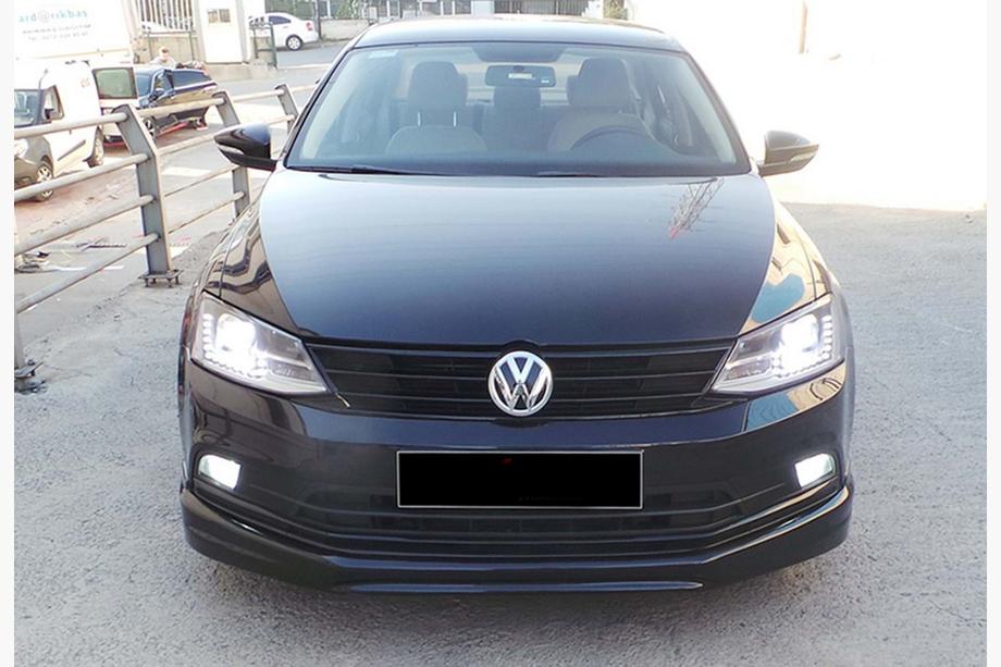Volkswagen Jetta 2011–2018 Voorbumper lip spoiler DPT V-1 (2014-2018, overschilderbaar) Foto 3