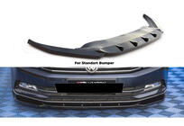 Volkswagen Passat B8 2015–2023 Voorbumper lipspoiler DPT V-1 (2015-2019 EU, hoogglans zwart) foto 1