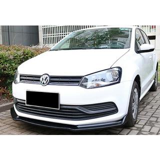 Front lip spoiler DPT V-2 (hoogglans zwart) Volkswagen Polo 2010–2017 foto 2
