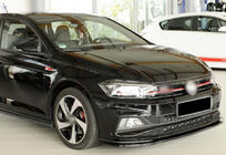 Volkswagen Polo 2017– Front lip splitter DPT V-1 (voor GTI, hoogglans zwart) foto 2