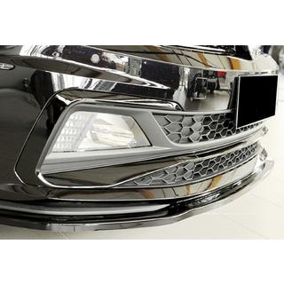 Front lip splitter DPT V-1 (voor GTI, hoogglans zwart) Volkswagen Polo 2017– foto 3