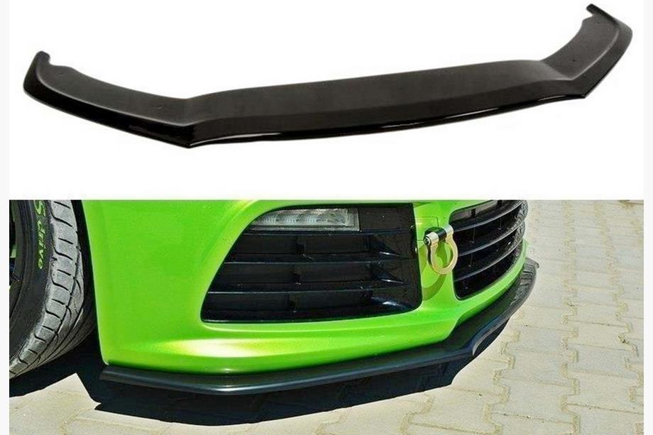 Volkswagen Scirocco 2008–2017 Voorlip spoiler DPT V1 (2008-2013, hoogglans zwart) Image