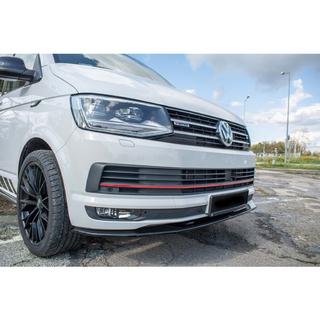 DPT front bumper lip (hoogglans zwart) Volkswagen T6 2015–2024 foto 1