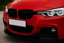 BMW 3 Serie F30/F31 2012–2019 Niergrilles M-Look (hoogglans zwart) foto 2