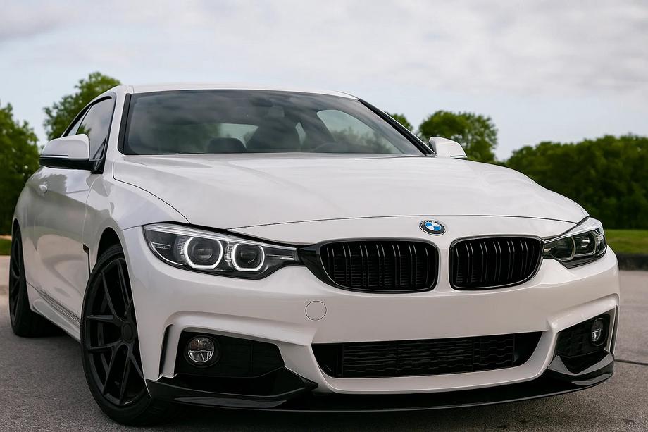 BMW 4 Serie F32/F33/F36 2012–2020 Niergrilles M-Look (hoogglans zwart) Image