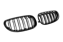 BMW 5 Serie E60/E61 2003–2010 Niergrilles M-Look (hoogglans zwart) foto 5