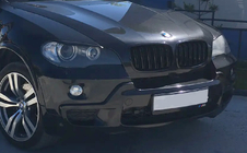 BMW X5 E70 2007–2013 Niergrilles M-Look (hoogglans zwart) foto 1