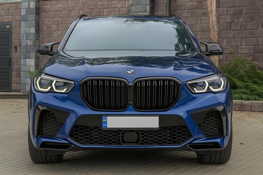 BMW X5 G05 2019–2026 M-Look niergrille (2018-2022, hoogglans zwart) Image