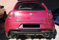 Alfa Romeo MiTo 2008–2018 Achterdiffuser DPT (hoogglans zwart) foto 2