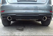Audi A3 2012–2020 Achterdiffuser DPT (HB, 2017-2020, glanzwart) foto 2