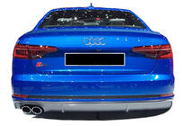 Audi A4 B9 2015–2024 Achterdiffuser DPT (2015-2019, hoogglans zwart) foto 1
