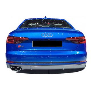 Achterdiffuser DPT (2015-2019, hoogglans zwart) Audi A4 B9 2015–2024 foto 1