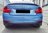 BMW 2-serie F22/F23 2014–2021 Achterdiffuser DPT (hoogglans zwart) foto 3