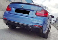 BMW 2-serie F22/F23 2014–2021 Achterdiffuser DPT (hoogglans zwart) foto 4