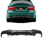 BMW 3-serie E90/E91 2005–2011 Achterdiffuser DPT V-3 (voor E90 M-Sport, hoogglans zwart) foto 1