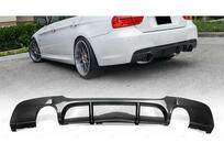 BMW 3-serie E90/E91 2005–2011 Achterdiffuser DPT V-6 (voor E90 M-Sport, glanzend zwart) foto 2