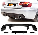BMW 3-serie E92/E93 2006–2013 DPT achterdiffuser (voor E92 M-Sport, hoogglans zwart) foto 1