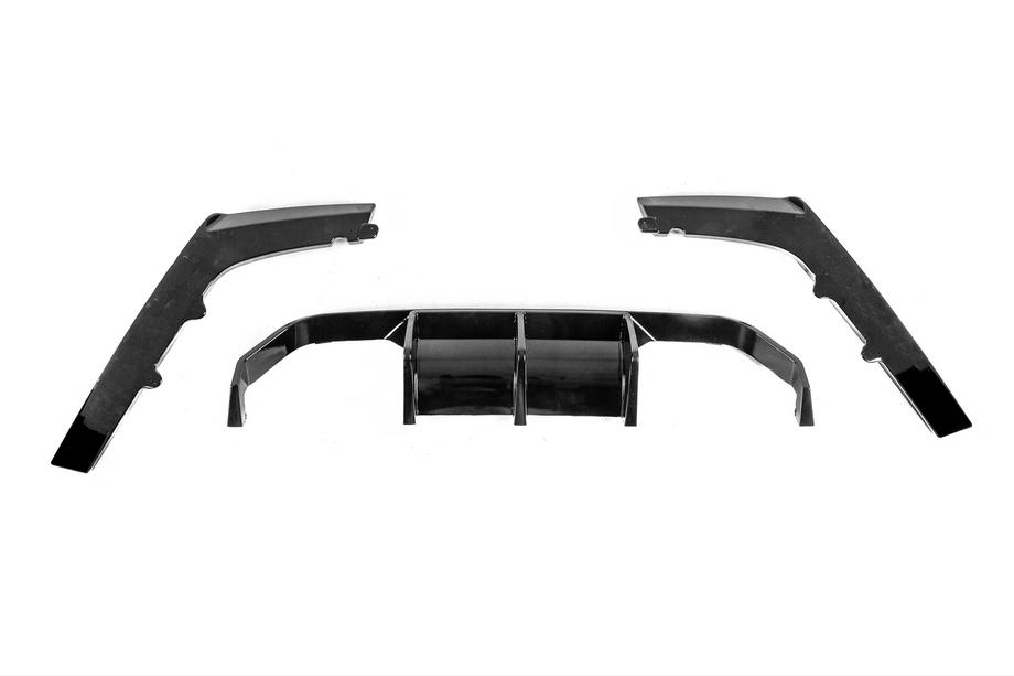BMW 3 Serie F30/F31 2012–2019 Achterdiffuser DPT V-2 (voor Vorstainer, hoogglans zwart) Foto 4