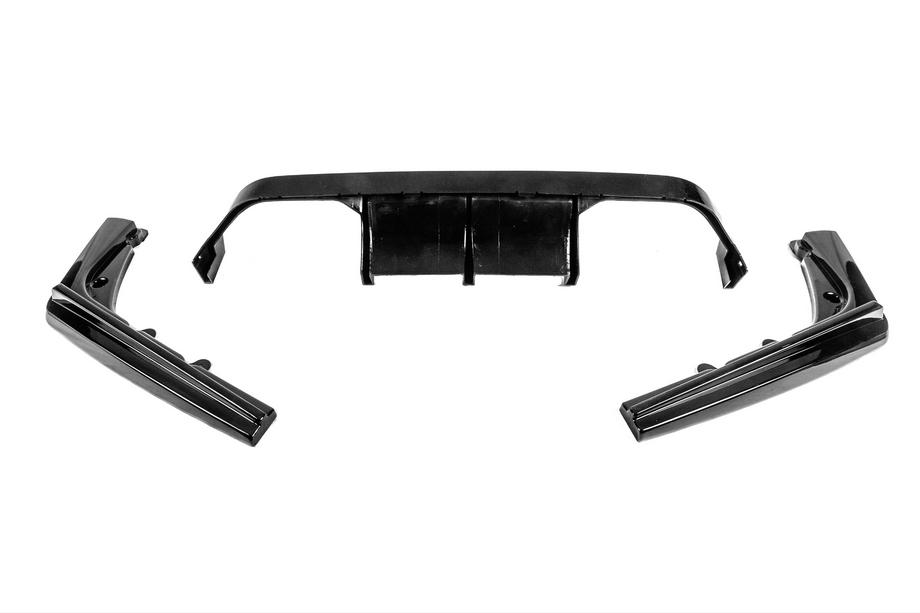 BMW 3 Serie F30/F31 2012–2019 Achterdiffuser DPT V-2 (voor Vorstainer, hoogglans zwart) Foto 7