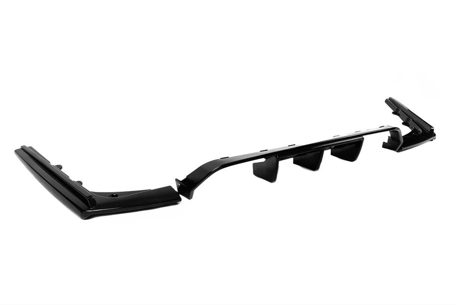 BMW 4 Serie F32/F33/F36 2012–2020 Achterdiffuser DPT V-4 (voor M-4 Vorstainer, hoogglans zwart) Foto 2