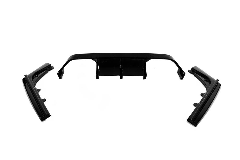 BMW 4 Serie F32/F33/F36 2012–2020 Achterdiffuser DPT V-4 (voor M-4 Vorstainer, hoogglans zwart) Foto 7