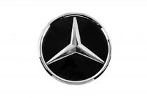 Mercedes GLC Coupé C253 2016–2023 Afgeprijsd – frontembleem onder glas, chromen rand a0008880111 foto 1