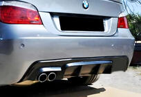 BMW 5 Serie E60/E61 2003–2010 Achterdiffuser DPT V-1 (voor M-Sport, hoogglans zwart) foto 1