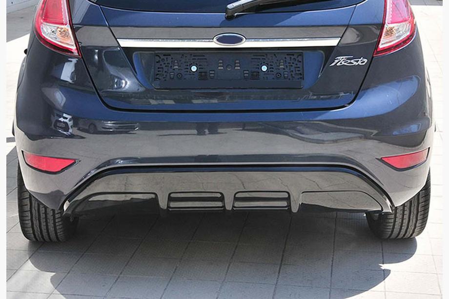Ford Fiesta 2008–2017 Achterdiffuser DPT V-2 (HB, hoogglans zwart) Foto 1