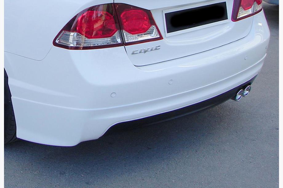Honda Civic Sedan VIII 2006–2011 Achterdiffuser DPT V-1 (glanzend zwart) Foto 1