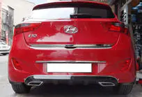 Hyundai I-30 2012–2017 Achterdiffuser DPT V-1 (glanzend zwart) foto 1