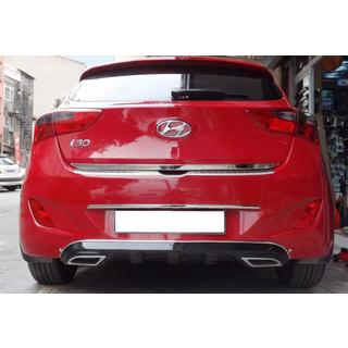 Achterdiffuser DPT V-1 (glanzend zwart) Hyundai I-30 2012–2017 foto 1