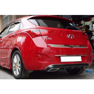Achterdiffuser DPT V-1 (glanzend zwart) Hyundai I-30 2012–2017 foto 2