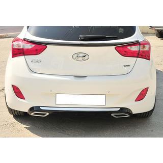 Achterdiffuser DPT V-2 (glanzend zwart) Hyundai I-30 2012–2017 foto 3