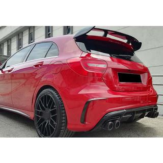 DPT achterdiffuser (2012-2015, voor Brabus, hoogglans zwart) Mercedes A-Klasse W176 2012–2018 foto 4
