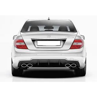 Achterdiffuser DPT (2011-2014, voor AMG SD, glans zwart) foto 3