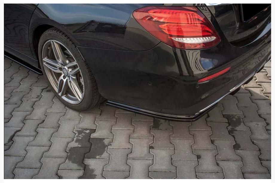 Mercedes E-class W213 2016–2023 Achterdiffuser FLAP DPT (hoogglans zwart) Image