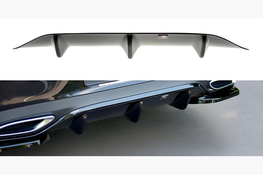 Mercedes E-class W213 2016–2023 Achterdiffuser DPT (hoogglans zwart) Image