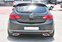 Opel Astra J 2009–2015 Achterdiffuser DPT V1 (2012-2015, HB, hoogglans zwart) foto 7
