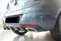 Opel Astra K 2016–2021 Achterdiffuser DPT V-2 (HB, hoogglans zwart) foto 1